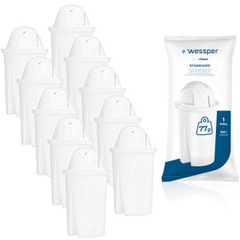 Wessper Wessper AquaClassic Filterkartuschen kompatibel mit Brita Classic, Dafi Classic C 10er Pack