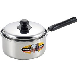 Tamahashi CK-064 "Kenichi Chen" Induction Compatible Stainless Steel Single Handpot 7.1 inches (18 cm)