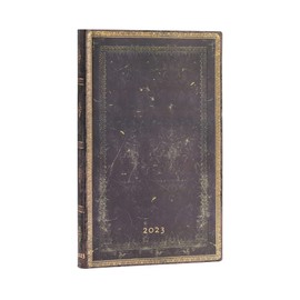 Arabica (Old Leather Collection) Maxi Day Planner 2023: Soft Cover, Flexible Binding, Horizontal Layout, 100 gsm, No Closure