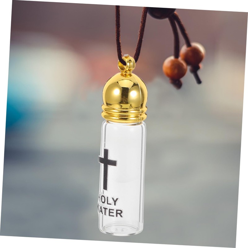 ULTECHNOVO Holy Water Bottle with Cross Design for Baptism for