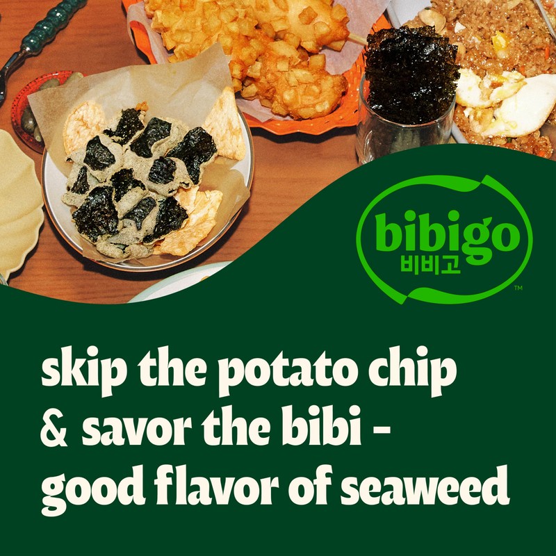 Bibigo Seaweed Chips, 1.41 Ounce (Pack of 6)