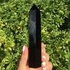 Zenkeeper 1PC Large Black Obsidian Crystal Points, Obsidian Crystal Tower