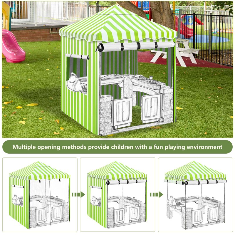 Playhouse Cover,600D Heavy Duty Outdoor Waterproof Play House Covers,47.5" W