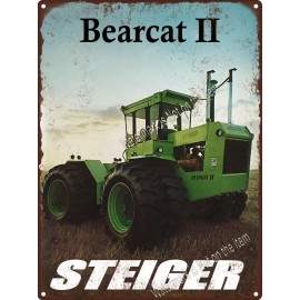 Steiger Bearcat II 2 Tractor Farming Garage Man Cave Shop Metal Sign 9x12" A183
