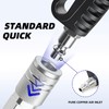 Rycubre High pressure fan-shaped air blow gun, adjustable swing hose,