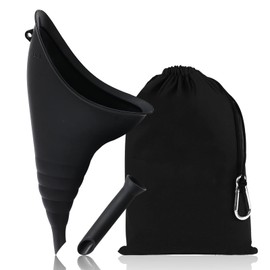 Bebeay Orinal Femenino De Silicona, Embudo Femenino Para Orinar Camping,Reutilizable Urinario Femenino,Dispositivo Micción Para Mujeres De Pie.Accesorios de Senderismo,Actividades al aire libre,Viajes