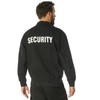 Rothco Security 1/4 Zip Job Shirt - Black, 2XL