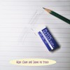 White Erasers, 6 Pack Pencil Erasers Bulk for Supplies Office