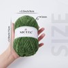 NICEEC Chenille Yarn Blanket Yarn Light Worsted Weight Yarn for