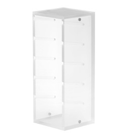 Normcore 54mm Espresso Filter Basket Stand, Holds 5 Espresso Filter Basket Rack Storage Holder Acrylic Stand for 54mm Portafilter Baskets, Frosted Clear