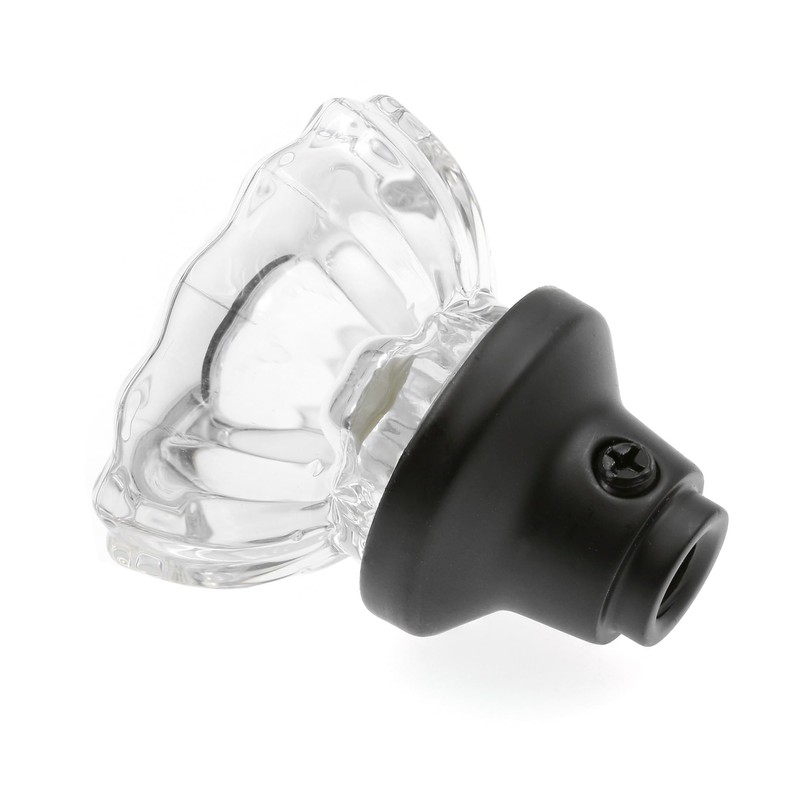 Prime-Line E 28328 Passage Door Latch Set, Glass Knob with