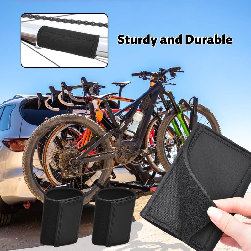 Set of 3 Bicycle Frame Protectors, Bicycle Carrier Accessories, Transport