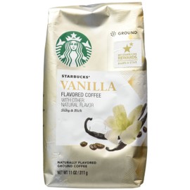 Starbucks Natural Fusions Vanilla Ground Coffee, 11 Ounce (Pack of 2)