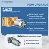 Airuida Shower Faucet Set Bathroom Rain Shower System 8 Inch