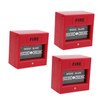 COHEALI 3pcs Glass Break Alarm Button Emergency Door Release Fire