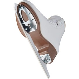 Jackson Ultima JS1490 Mystique Womens Figure Ice Skates/Color: White/Width: Medium/Size: Adult 8.5 Bundle with Guardog Skate Guards