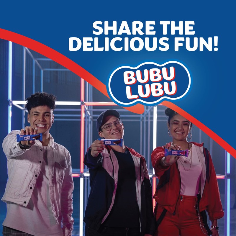 Ricolino Bubulubu Marshmallow with Strawberry Artificially Flavored Gummy with Chocolate
