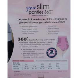 As Seen on TV WOW! GENIE SLIM PANTIES 360 SLIMS & TRIMS!! SIZE ~ 3/4X ~ 1 NUDE AND 1 BLACK
