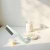 White Long Handle Metal Hair Nit Comb Remove Head Nits