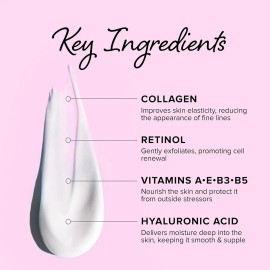 Crema Facial Antienvejecimiento Con Colageno Y Retino Todo Tipo De Piel Día/noche