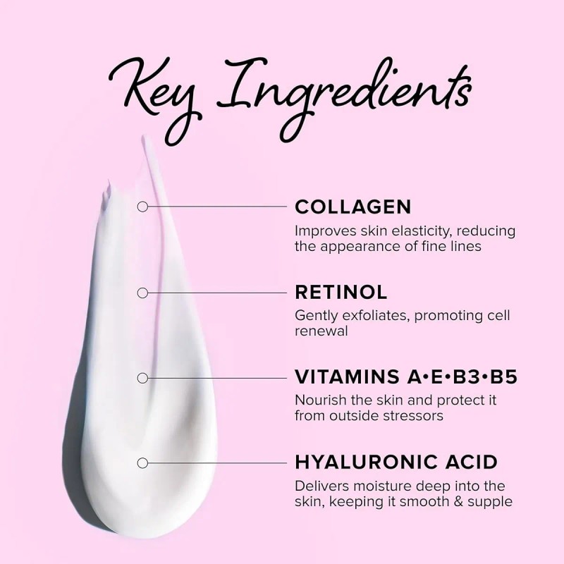 Crema Facial Antienvejecimiento Con Colageno Y Retino Todo Tipo De