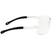 Radians RS1-10 Rad-Sequel Rubber Tipped Lightweight Glasses with Clear Lens,