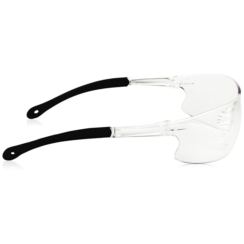 Radians RS1-10 Rad-Sequel Rubber Tipped Lightweight Glasses with Clear Lens,