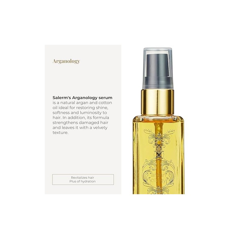 Salerm Biokera Natura Arganology Serum, 2 Ounce