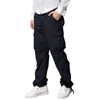 Match Men's Straight Fit Wild Cargo Pants(32,6064 Grayish Black)