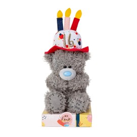 Me To You Bear 7" 16th Birthday Wearing Hat, Gray