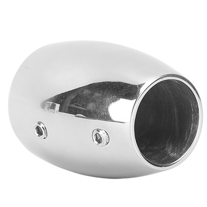 Flagpole Base Stainless Steel Cylindrical Thickened Mirror Polishing Boat Flag