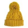 Basic Quench Heavy Cable Watch Pom Pom Knit Hat, Cable