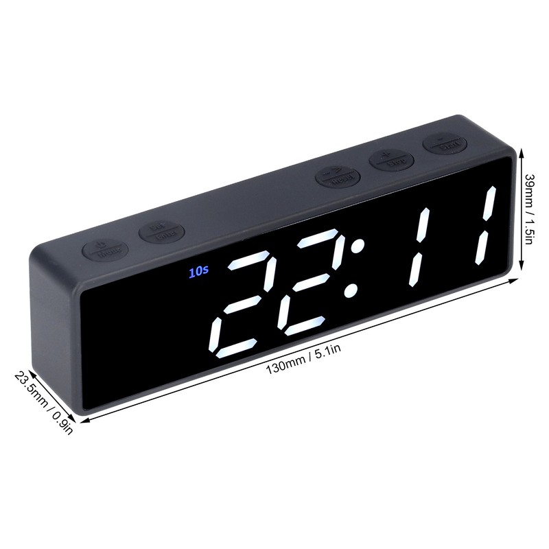 Training Timer LED Digital Timer Multifunctional Electronic Desktop Clock for