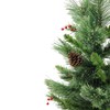 Northlight Mixed Cashmere Berry Pine Artificial Christmas Tree, Green