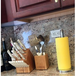 idée No Mildew, No Smell, Non-Scratch Disposable Scouring Sheets (60 Sheets/roll) for Dish-Washing, Cleaning, Scrubbing, PW01Y, Yellow (1)