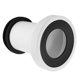 Oumefar Toilet Drain Pipe Adapter Plastic Toilet Sewer Drain Pipe Heighten Toilet Connection Adapter Drainer Drain Pipe Toilet Accessories for Outlet Pipe