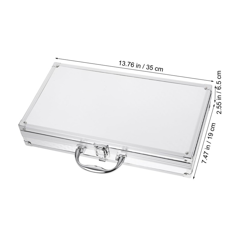 WHAMVOX Aluminum Tool Box Portable Hard Shell Carrying Case with