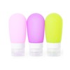 Mziart Travel Bottles for Toiletries, 2.7oz Silicone Travel Size Containers,