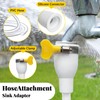 Faucet Hose Adapter for Sink, 10 FT Transparent PVC Extra