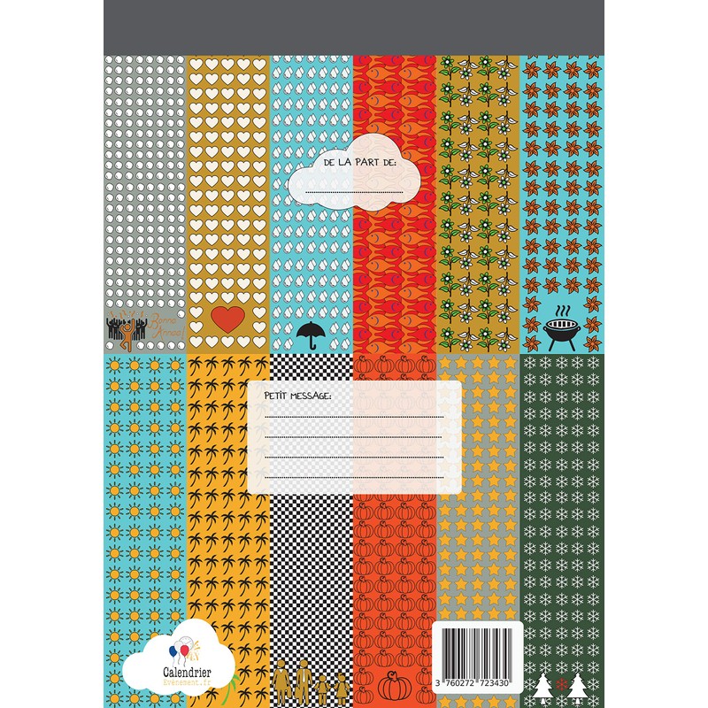 Perpetual Birthday Calendar - Birthday Gift - 14 Pages Spiral