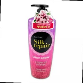 린스 엘라스틴 실크리페어 체리블라썸 샴푸 -O 550ml Rinse Elastin Silk Repair Cherry Blossom Shampoo 550ml