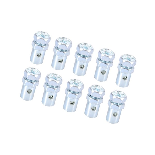 Hihaha 10Pcs Brake Line Cable Wire Fixed Screws Fastener for