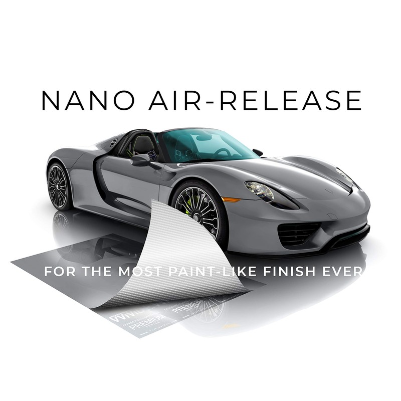 VViViD+ Ultra Gloss Nardo Dark Grey Vinyl Car Wrap Premium