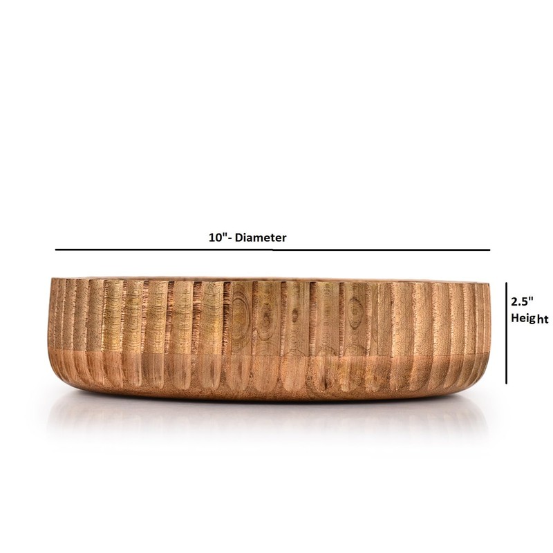 Kimona Fruit Bowls Wooden Fruit Bowl or Candy Bowl, Elevate