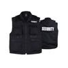 BACKBONE Men's Security Vest with SECURITY Embroidery - Durable 8-Pocket