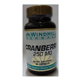Windmill Cranberry Extract 250mg Capsules 60 Capsules Per Bottle (2 Bottles)
