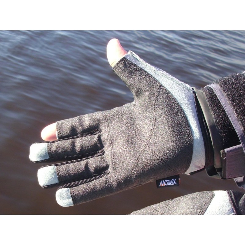 Sailing gloves back side Neoprene 2 short fingers Size XL