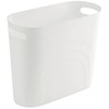 rejomiik Small Bathroom Trash Can, 3.5 Gallon Slim Garbage Can,