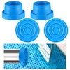 4 Pack Pool Ladder Bumper Plugs for Inground Pool Rubber