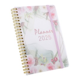 Operitacx Zeitplanbuch Stundenplan Studentenmonatsplaner Unterrichtsplanbuch für 2025 Monatsplaner 2025 Büroplaner Notizbuch Terminkalender für Wochenkalender süßer Planer Papier